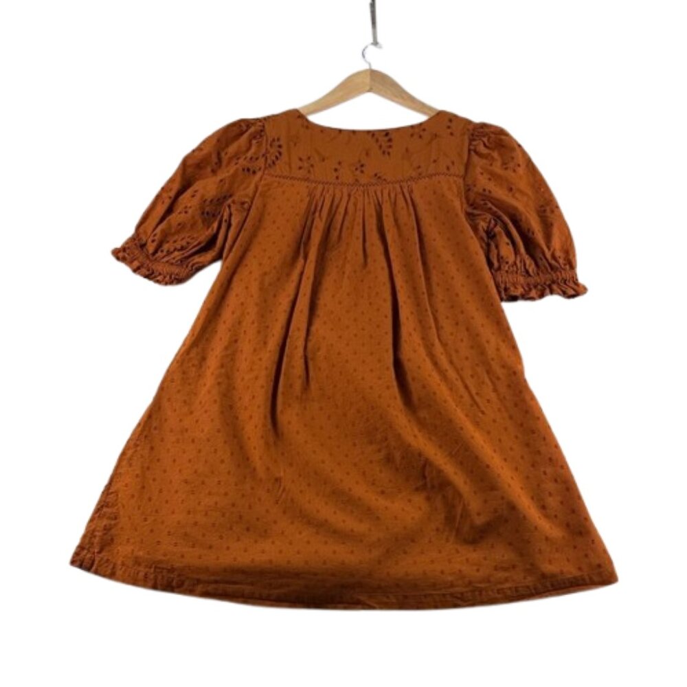 Universal Thread Women’s Size S Orange Boho Dress – Lined, 100% Cotton - Picture 2 of 8